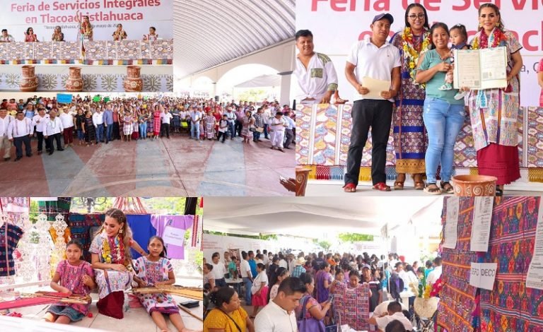 Anuncia Evelyn Salgado más de 52 MDP, en  obras sociales para Tlacoachistlahuaca