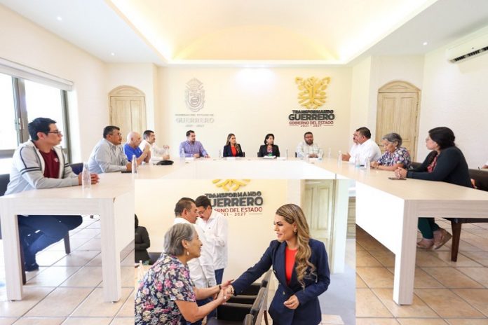 Diálogo y respeto con todos los sectores sociales: Evelyn Salgado. Se reúne la gobernadora con integrantes de Antorcha Campesina y FGE