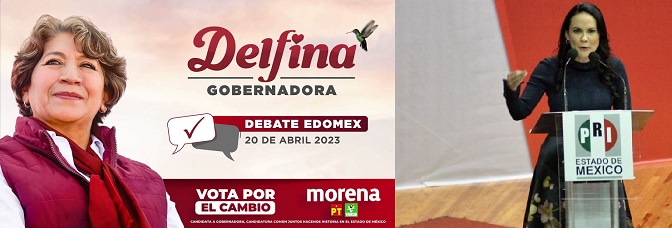 ¿Delfina o Alejandra?, La Moneda… Está en el Piso. encuestas señalan que la morenista tiene una intención del voto de 60 por ciento a su favor; frente a los 40 puntos porcentuales de la candidata de PRI, PAN, PRD