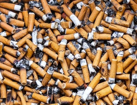 Colillas de cigarro representan 300 mil toneladas de micro plásticos vertidos al medio ambiente al año, advertencia sobre el perfil ecotóxico del producto