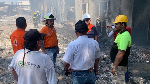 Gobierno de Guerrero elabora dictámen de nivel de seguridad en zona afectada del Mercado Central de Acapulco