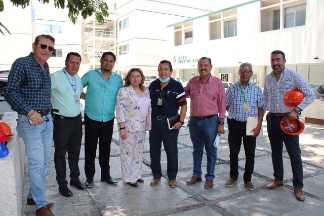 Supervisan autoridades del IMSS avance de obras de reforzamiento en Subdelegación Acapulco y sede delegacional