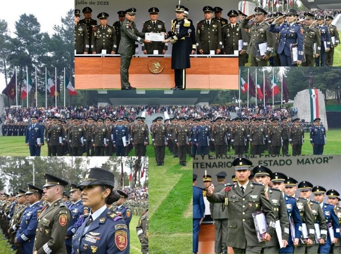Se gradúan 162 militares de la Escuela Superior de Guerra. De la totalidad de graduados, 9 son mujeres, se destaca a la primera oficial egresada del Heroico Colegio Militar