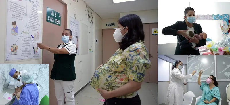 "Lactancia materna: Beneficios y acciones del IMSS". Del 1 al 7 de agosto se conmemora la Semana Mundial de la Lactancia Materna.