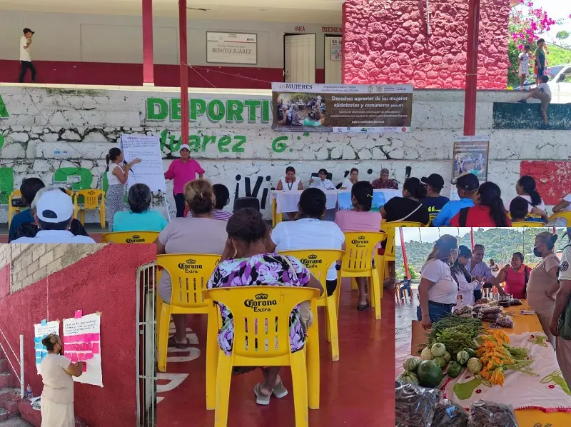 oderadora en el Km 30 de Acapulco: Semujer", se integró un comité de mujeres, quienes le darán seguimiento a las propuestas