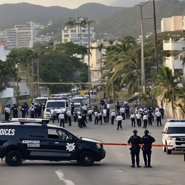 Ataque Armado en Acapulco Deja Dos Muertos y un Policía Herido