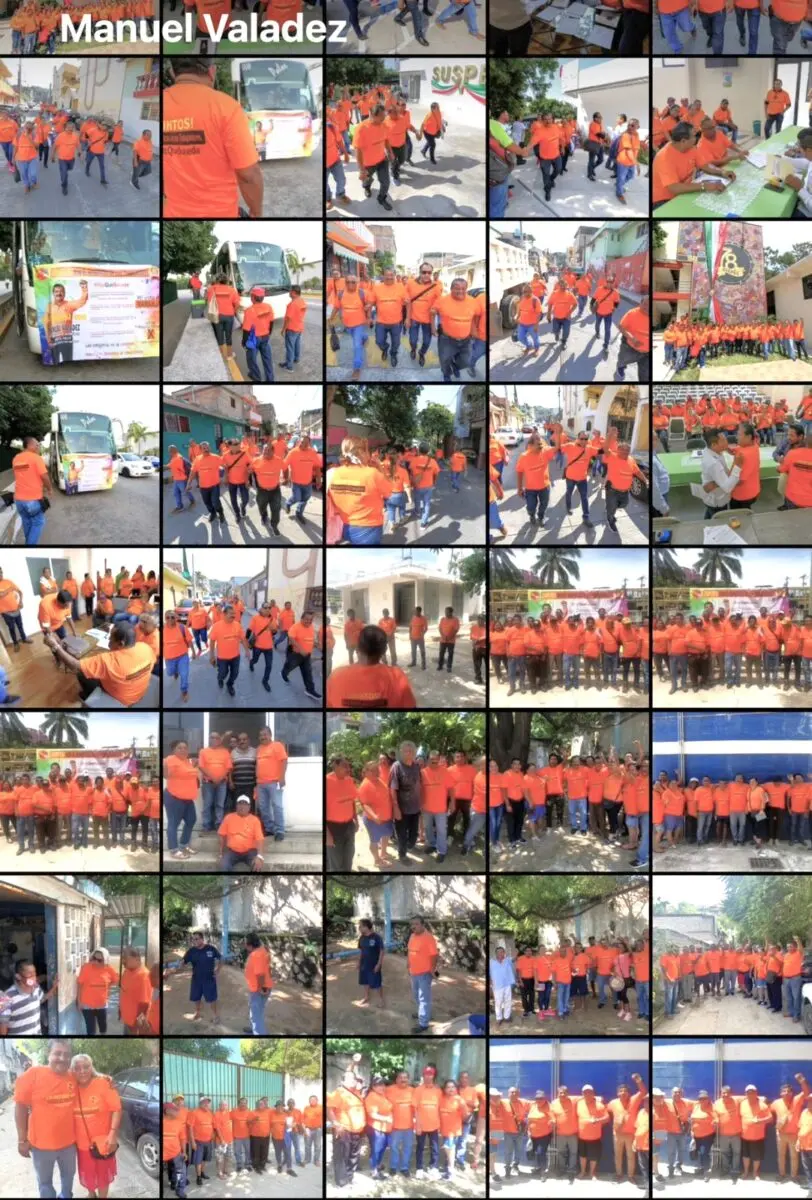 El candidato de la UNIDAD Manuel Valadez arranca campaña cerca de las y los trabajadores de CAPAMA. UNIDAD, RECONCILIACIÓN y la VERDADERA JUSTICIA SINDICAL,