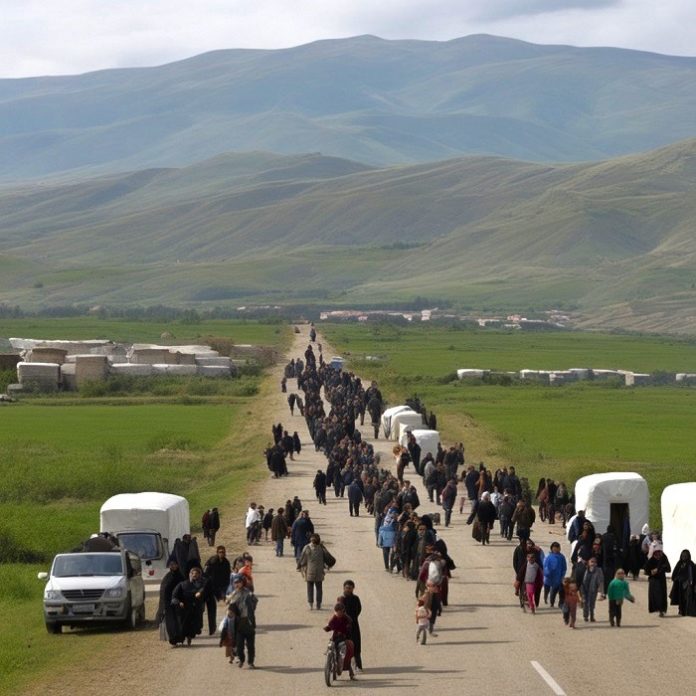 Más de 28,000 refugiados han huido de Nagorno Karabaj hacia Armenia en medio de la ofensiva de Azerbaiyán en esta región separatista del Cáucaso