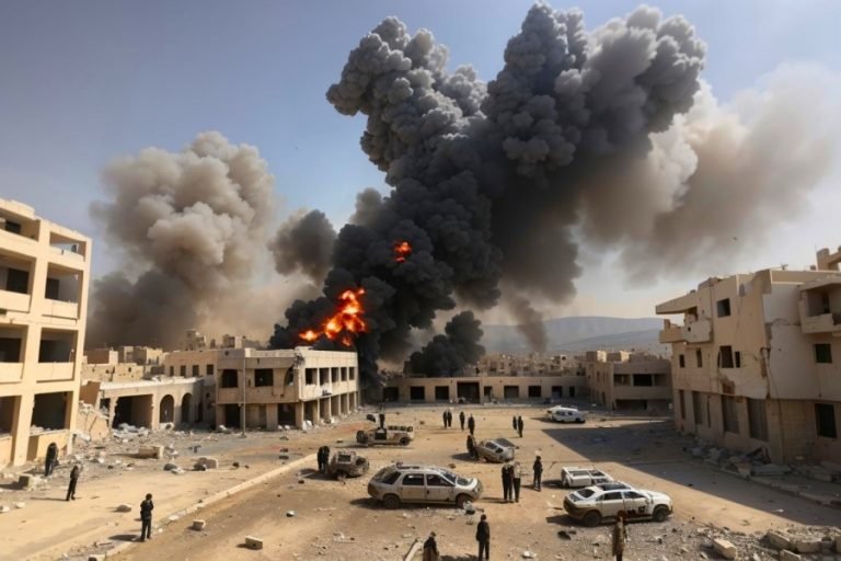 Ataque con Drones en Siria Deja al Menos 110 Muertos y 120 Heridos en Academia Militar