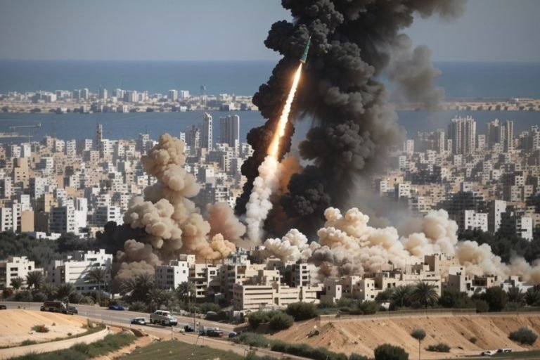 Hamás Lanzan 5.000 Cohetes en 20 Minutos; Israel Responde