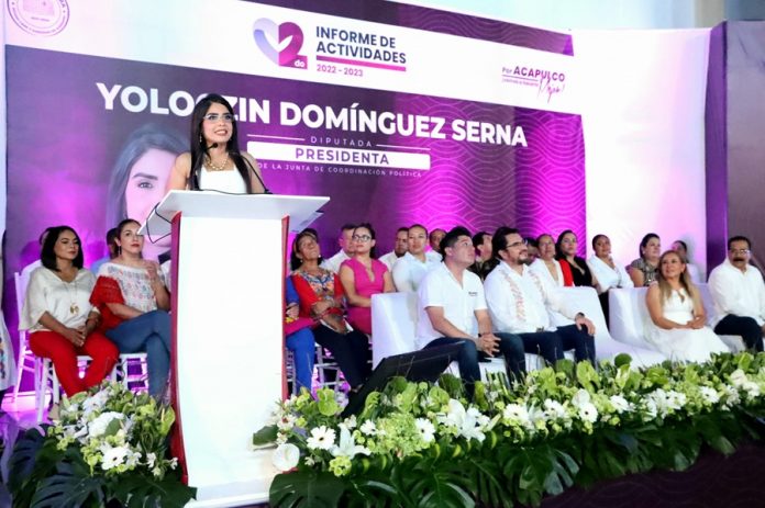 Informes con olor a destapes y elecciones, Yoloczin lanzó el mensaje de que va por Acapulco en unidad con su partido