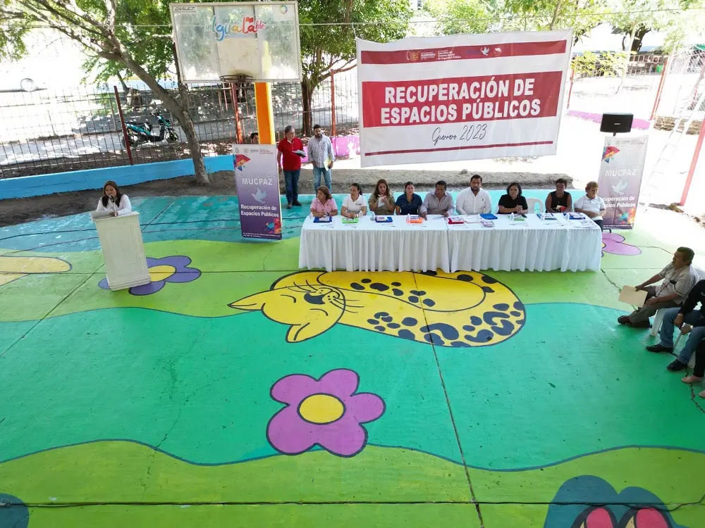 IMPLEMENTA GOBIERNO DE EVELYN SALGADO PROGRAMA DE RECUPERACIÓN DE ESPACIOS PÚBLICOS