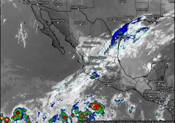 Aviso preventivo por lluvias fuertes en el estado de Guerrero