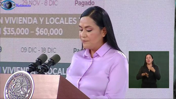 Ariadna Montiel, rindió un informe detallado ene la Mañanera, Acapulco y Coyuca de Benítez: Acciones y Apoyos del Gobierno Federal por Otis