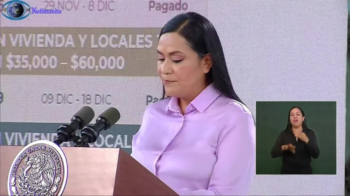 Ariadna Montiel, rindió un informe detallado durante la Mañanera - frame at 1m31s Ariadna Montiel, rindió un informe detallado ene la Mañanera, Acapulco y Coyuca de Benítez: Acciones y Apoyos del Gobierno Federal por Otis