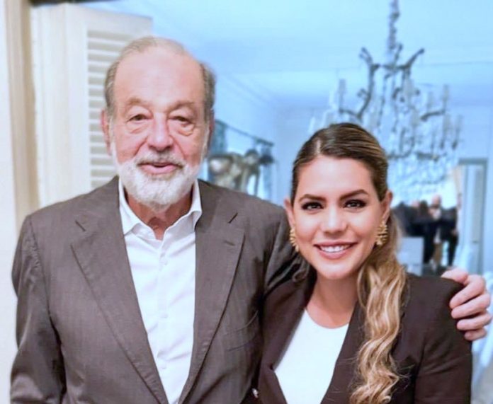 Evelyn Salgado y Carlos Slim suman esfuerzos por Acapulco, la gobernadora agradeció la disposición y confianza del empresario