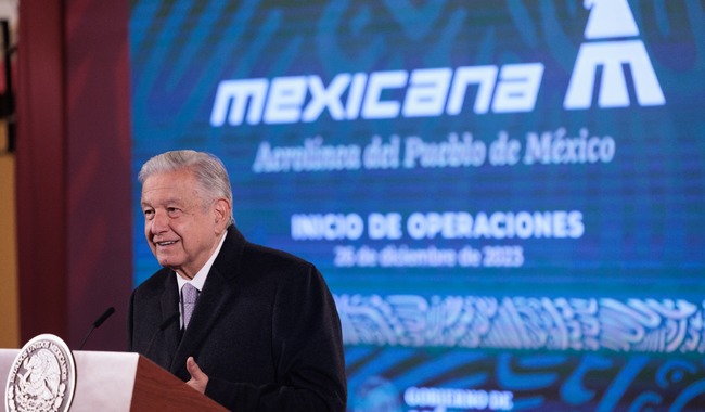 Mexicana de Aviación Inicia Operaciones: Un Día Histórico para México, no la van a manejar ladrones, afirma primer mandatario