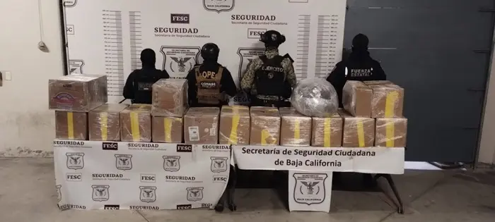 Guardia Nacional y Ejército Mexicano en coordinación con CNI, CENFI, FGR, CONASE, CONAHO y FESC: Operativo Conjunto en Baja California