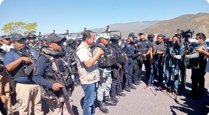 Mega operativo de seguridad en carreteras de Guerrero