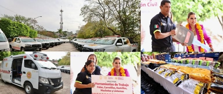 «Evelyn Salgado Fortalece a Protección Civil con Equipo y Vehículos»