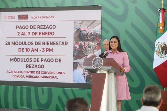 Gobierno de México avanza en reconstrucción de Acapulc: Ariadna Montiel, recordó que Infonavit y Fovissste apoyan para el pago de seguros