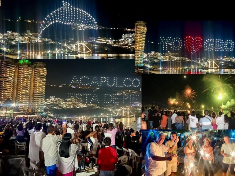 Renace Acapulco y Guerrero con una Gala de Pirotecnia Espectacular para el Año Nuevo 2024