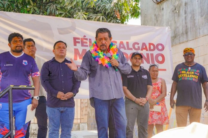 La Cuarta Transformación es pacifista: Félix Salgado en Acapulco, el candidato se pronunció por la paz, la justicia y la libertad