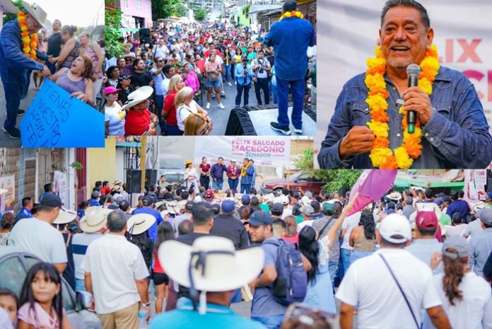 Morena triunfará con el pueblo, celebra Félix Salgado en Acapulco, votar por la candidata de la coalición Claudia Sheinbaum, el 2 de junio