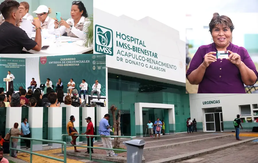 Primera Generación IMSS Bienestar Recibe Credenciales. Durante la ceremonia, los beneficiarios recibieron sus credenciales, que garantizan su incorporación y derecho a los servicios de este sistema de salud