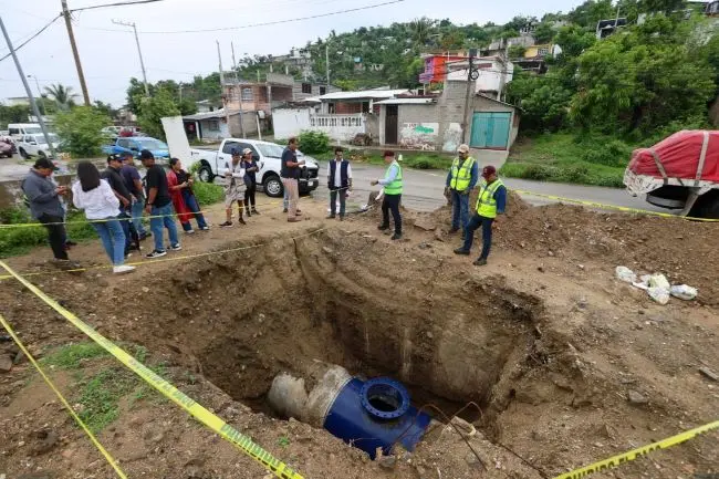 Rehabilitación de sistemas de agua en Acapulco