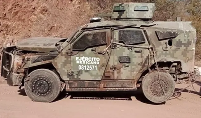 Mueren 6 Elementos de GN los explosivos habrían sido colocados por grupos delictivos quienes fueron trasladados a Apatzingán