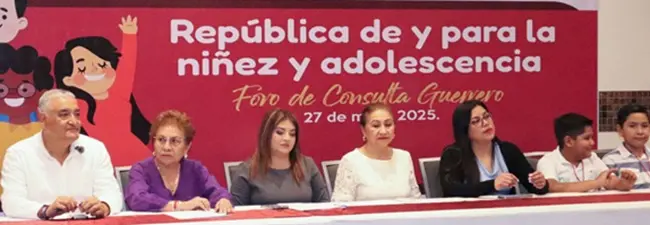 República de y para la Niñez y Adolescencia El evento reunió a autoridades estatales y municipales el foro permite identificar retos