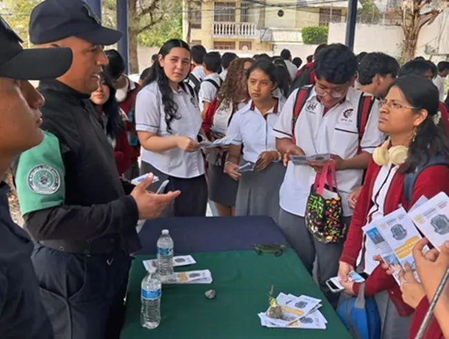 SSP Guerrero impulsa entornos escolares seguros Alumnos participaron en dinámicas educativas y actividades lúdicas