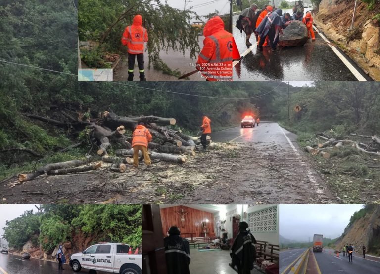 Evelyn Salgado refuerza acciones ante lluvias por tormenta Dalila en Guerrero