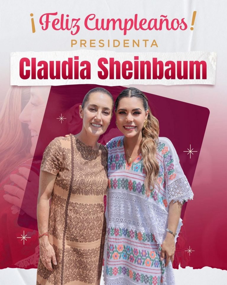 🇲🇽 ¡Hoy celebramos tu liderazgo, Presidenta @claudiashein! 🎉:Evelyn Salgado Pineda