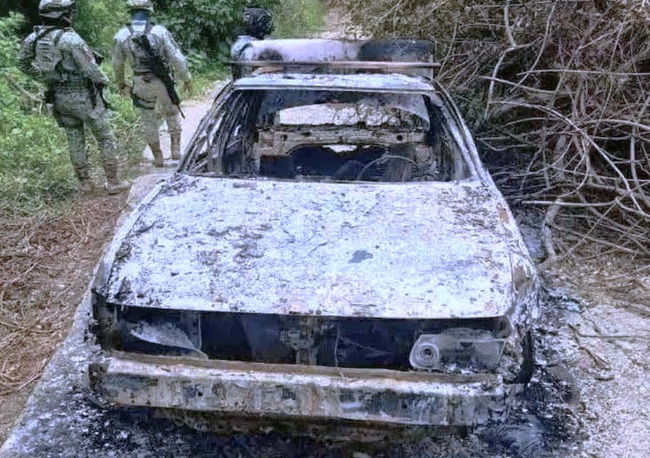 🔥 Hallan cuatro cuerpos calcinados dentro de un auto en Ayutla de los  Libres, Guerrero