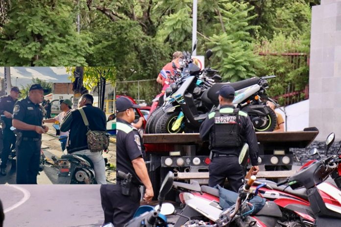 Fortalece SSP Guerrero el operativo Casco Seguro en Chilpancingo, verifican que las y los conductores cuenten con la documentación requerida