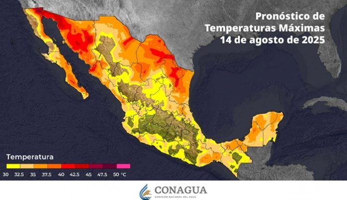 ⛈️ Lluvias fuertes y calor extremo afectarán más de 20 estados en México. Las condiciones son provocadas por múltiples fenómenos: el monzón mexicano, una vaguada en altura, canales de baja presión