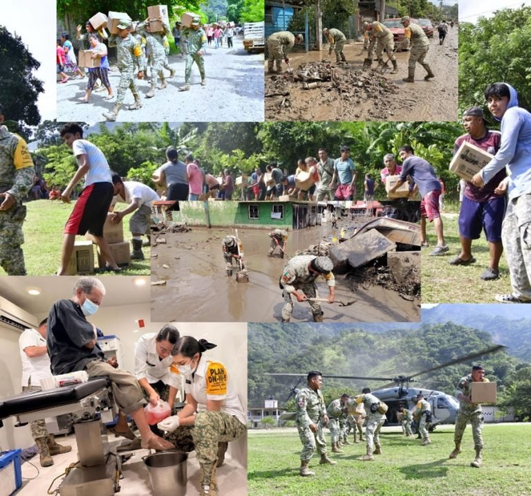 🌧️ Ejército, Fuerza Aérea y Guardia Nacional refuerzan el Plan DN-III-E en Veracruz, Puebla e Hidalgo