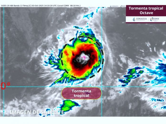 Gobierno de México informa sobre posible formación de un ciclón tropical en el océano Pacífico. “Por instrucciones de la Presidenta de México, estamos desplegados para proteger a las familias”, afirmó la CNPC.