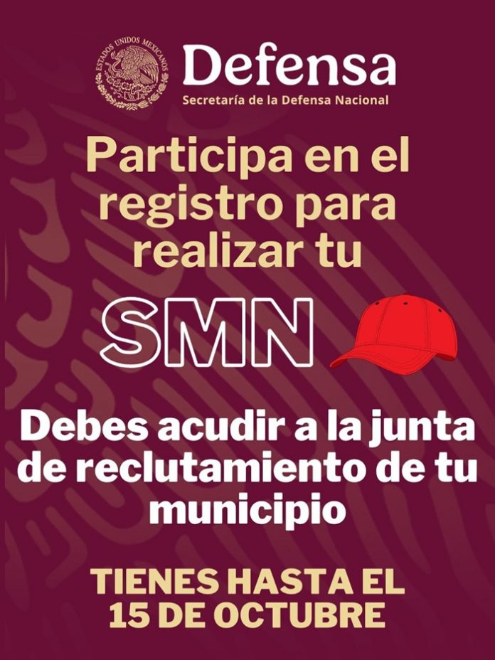 🇲🇽 SEDENA llama a jóvenes de la clase 2007 a cumplir con su Servicio Militar Nacional, subrayó que esta convocatoria forma parte de una estrategia nacional para fortalecer el tejido cívico