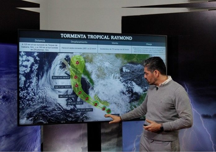 🌧️ Gobierno de México activa alerta nacional por tormenta tropical Raymond. Los modelos meteorológicos pronostican acumulados extremos