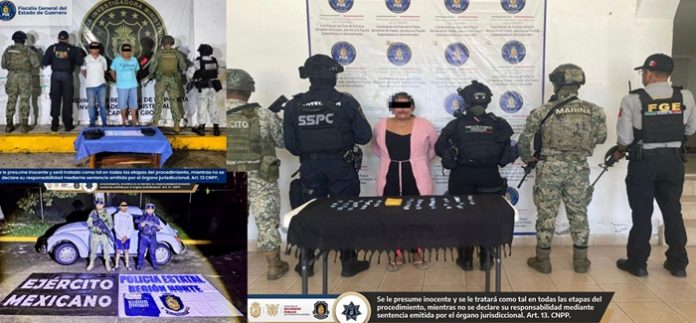 🚨 Fuerzas de seguridad en Guerrero realizan cuatro operativos antidrogas: aseguran más de 140 dosis y detienen a cinco personas