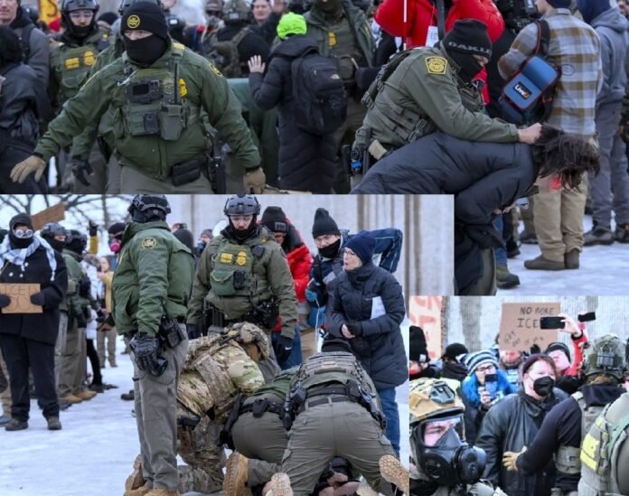 Ocho detenidos en Minneapolis tras protestas por la muerte de Renee Good, ciudadana estadounidense asesinada por un agente del ICE.