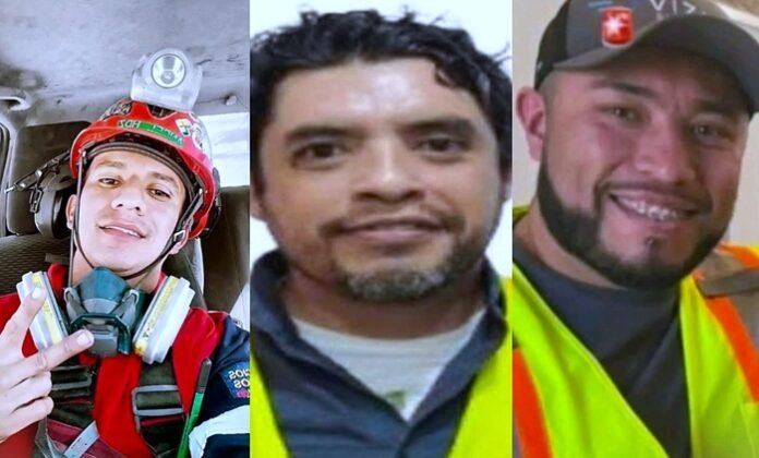 Autoridades confirman el hallazgo sin vida de tres de los 10 mineros secuestrados en Concordia, Sinaloa. Hay detenidos y la búsqueda continúa.