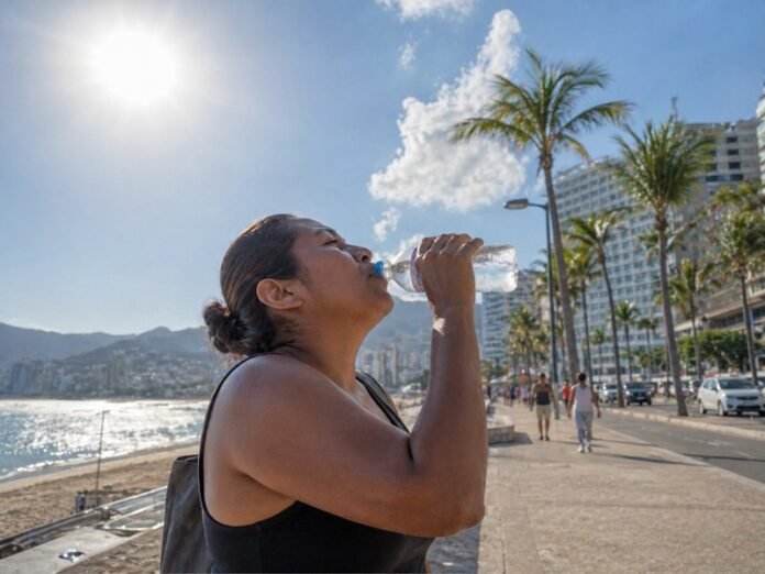 Calor extremo y lluvias afectan México este 27 de abril. Temperaturas de hasta 45°C y tormentas con granizo por el frente frío 47. Estados afectados.