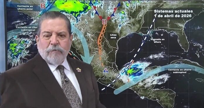Se pronostican lluvias intensas en Chiapas y fuertes tormentas en el sureste de México. Autoridades alertan por posibles inundaciones, granizo y vientos.