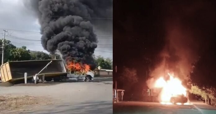 Colima vivió una jornada violenta tras un operativo en Tecomán con bloqueos, incendios, enfrentamientos y un detenido.