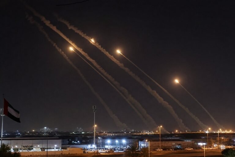 Irán lanza misiles y drones contra Emiratos Árabes Unidos tras semanas de tregua