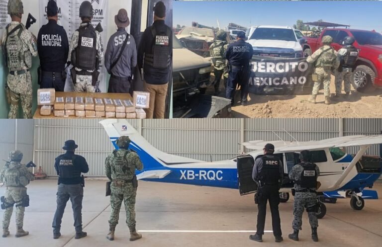 ✈️ México despliega operación aérea de alto nivel contra el narcotráfico en Baja California